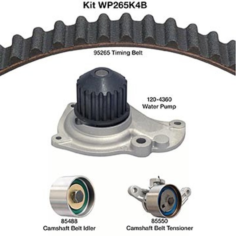Dayco WP265K4B Engine Timing Belt Kit with Water Pump
