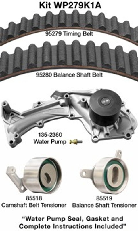 Dayco WP279K1A Engine Timing Belt Kit with Water Pump