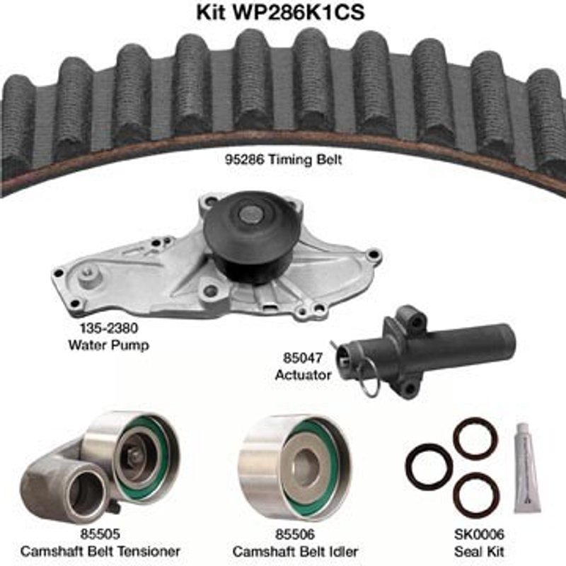 Dayco WP286K1CS Engine Timing Belt Kit with Water Pump
