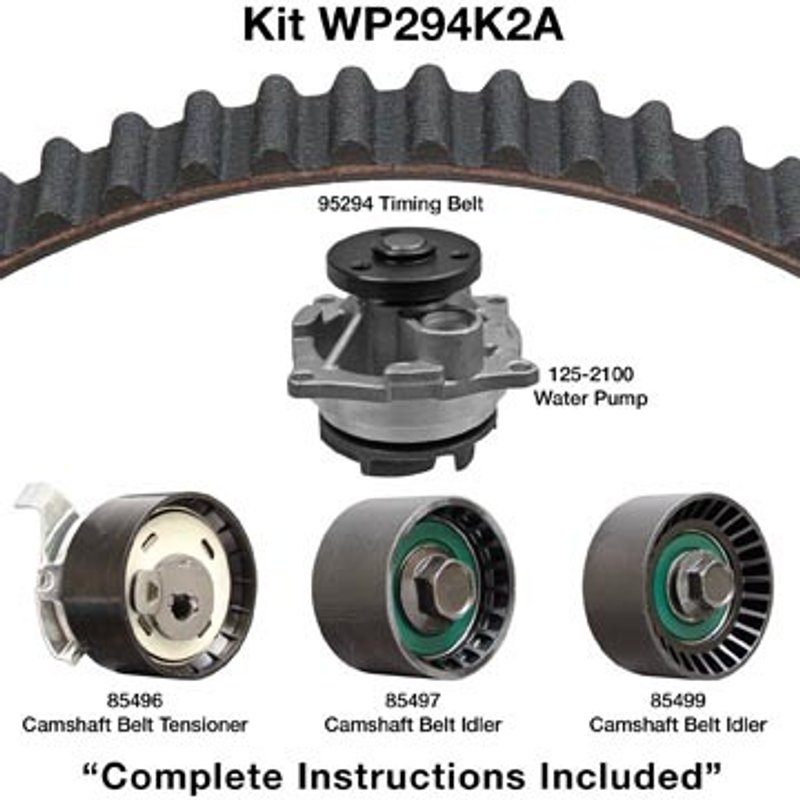 Dayco WP294K2A Engine Timing Belt Kit with Water Pump