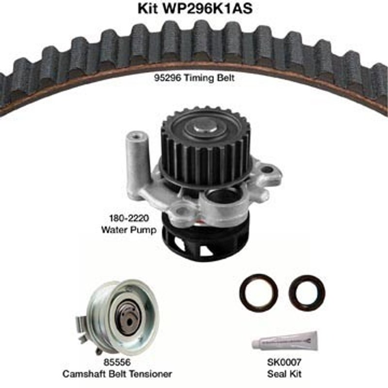 Dayco WP296K1AS Engine Timing Belt Kit with Water Pump