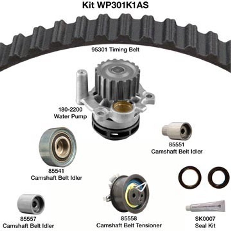 Dayco WP301K1AS Engine Timing Belt Kit with Water Pump