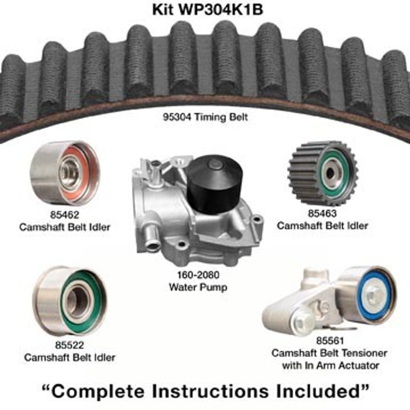 Dayco WP304K1B Engine Timing Belt Kit with Water Pump