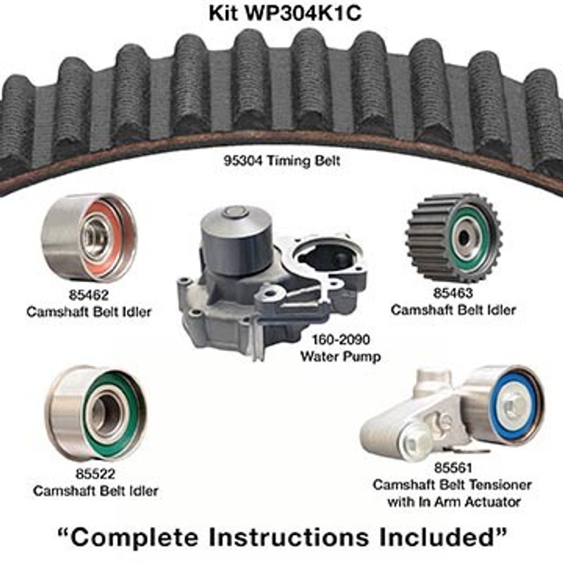 Dayco WP304K1C Engine Timing Belt Kit with Water Pump