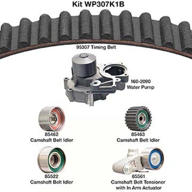 Dayco WP307K1B Engine Timing Belt Kit with Water Pump