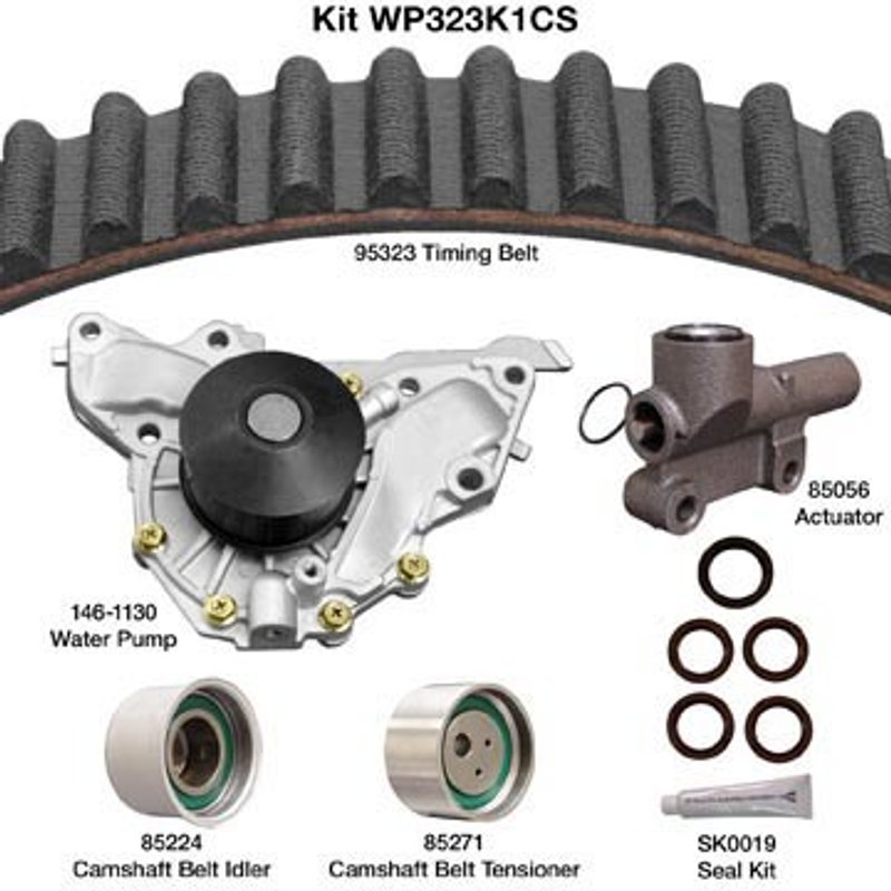 Dayco WP323K1CS Engine Timing Belt Kit with Water Pump