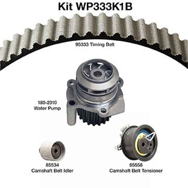 Dayco WP333K1B Engine Timing Belt Kit with Water Pump
