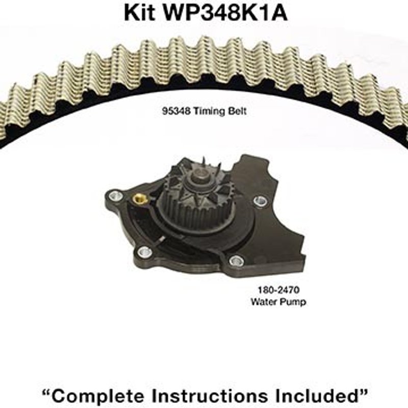 Dayco WP348K1A Engine Timing Belt Kit with Water Pump