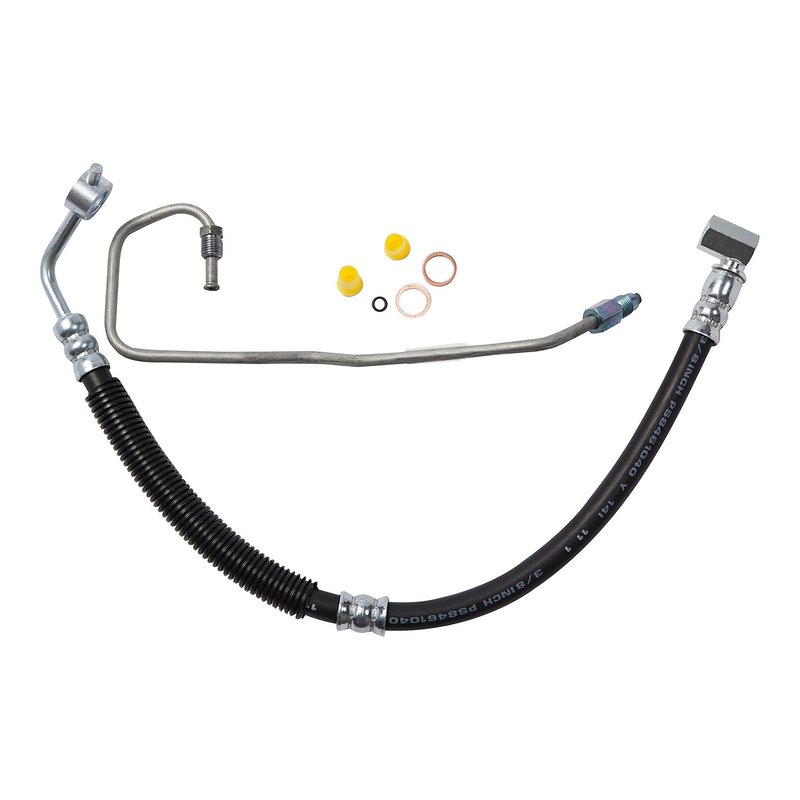 Edelmann 80645 Power Steering Pressure Line Hose Assembly - Pump To Rack
