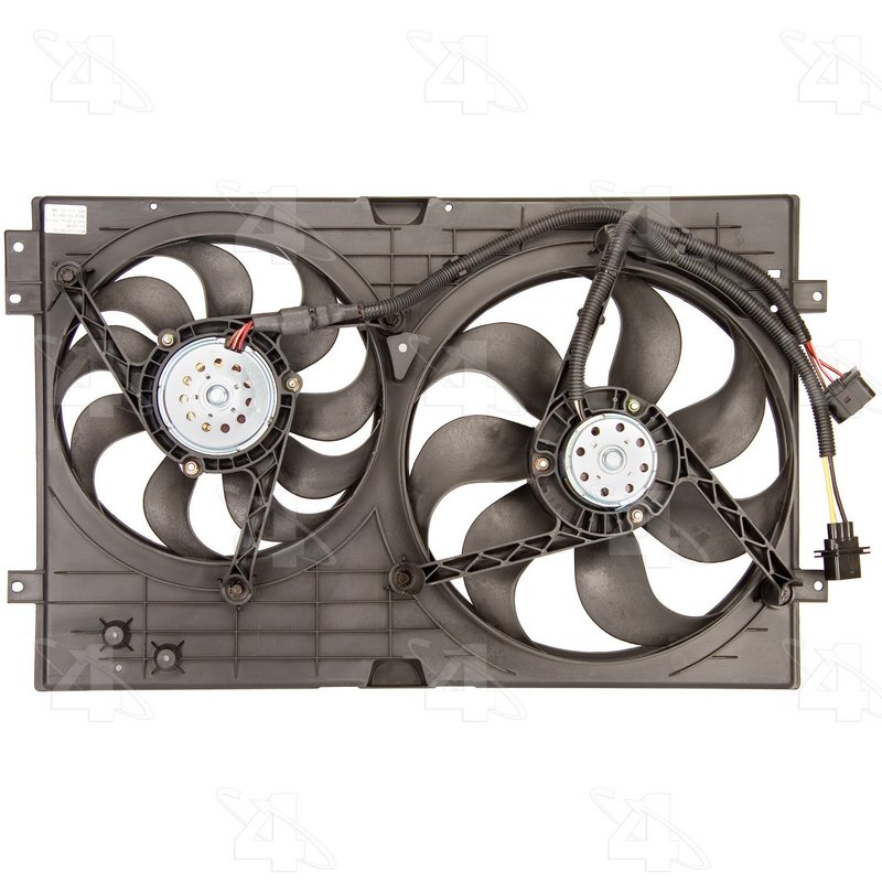 Four Seasons 75612 Dual Radiator and Condenser Fan Assembly - Right