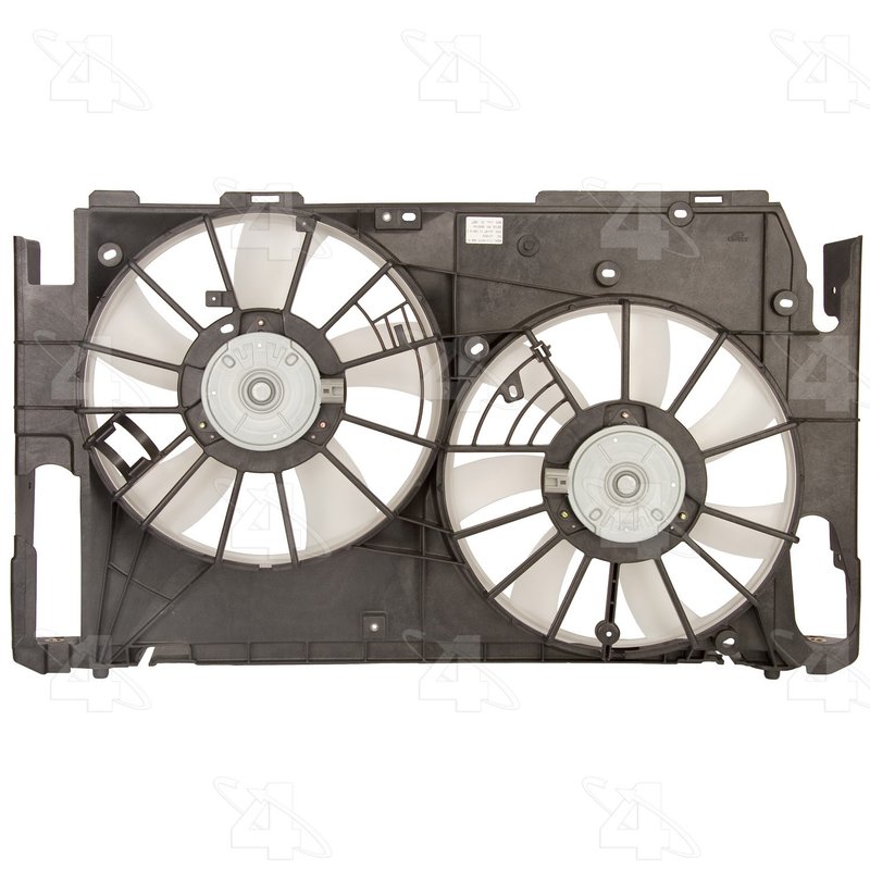 Four Seasons 75653 Dual Radiator and Condenser Fan Assembly - Left