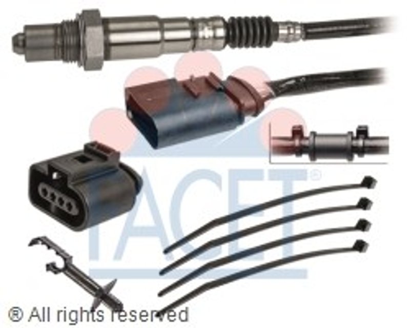 Facet 10.8253 Oxygen Sensor - Center, Rear, Rear Left or Rear Right