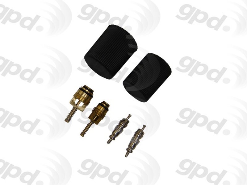 Global Parts 1311569 A/C System Valve Core and Cap Kit