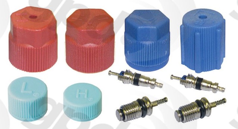 Global Parts 1311575 A/C System Valve Core and Cap Kit