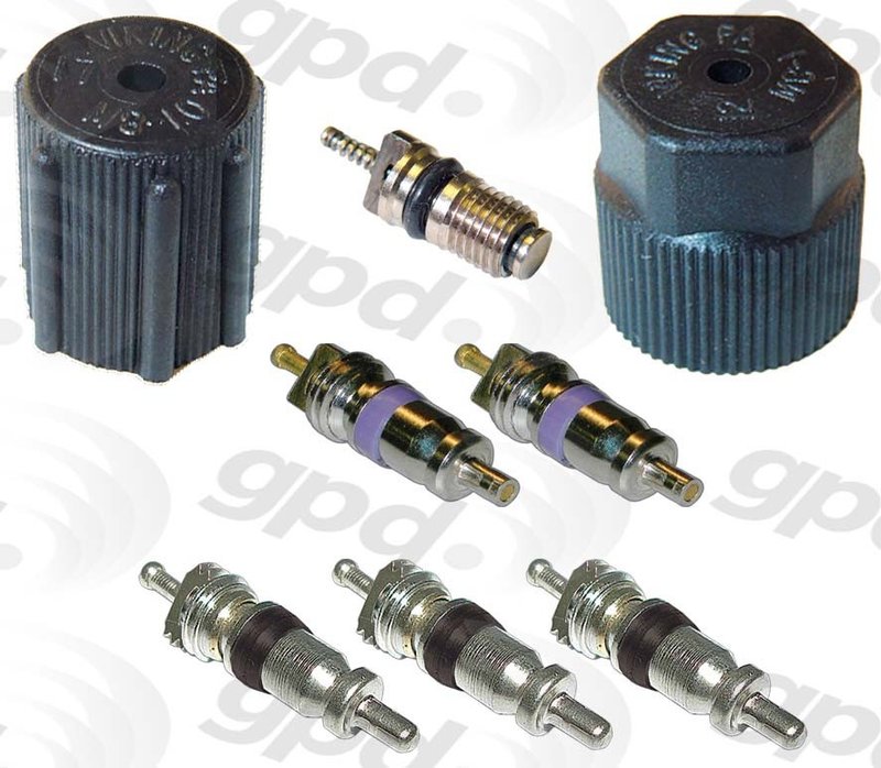 Global Parts 1311683 A/C System Valve Core and Cap Kit