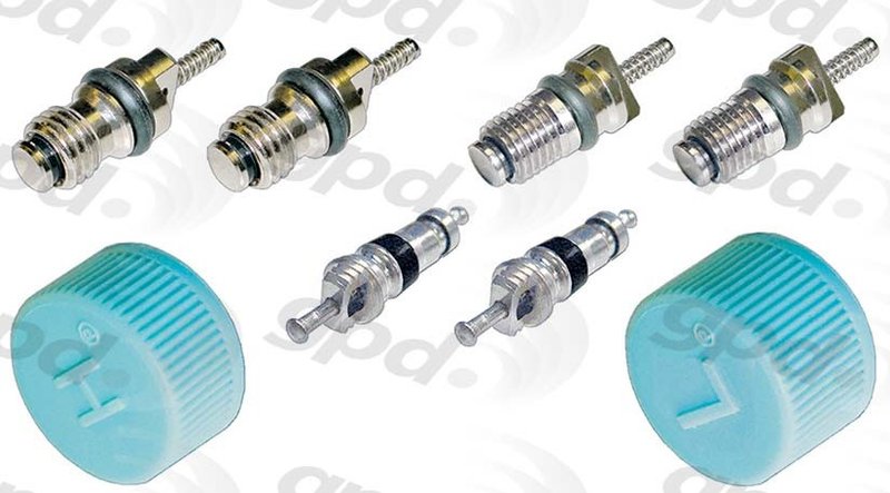 Global Parts 1311684 A/C System Valve Core and Cap Kit