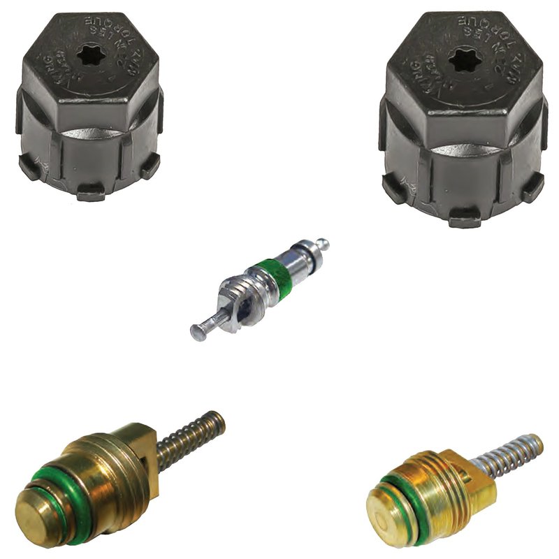 Global Parts 1311747 A/C System Valve Core and Cap Kit