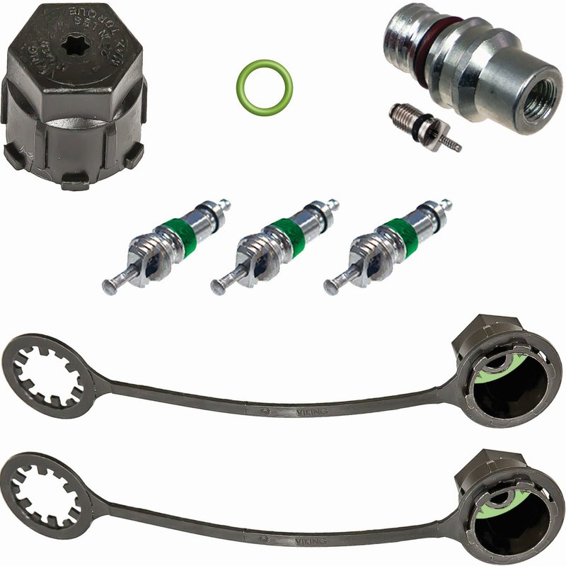 Global Parts 1311749 A/C System Valve Core and Cap Kit