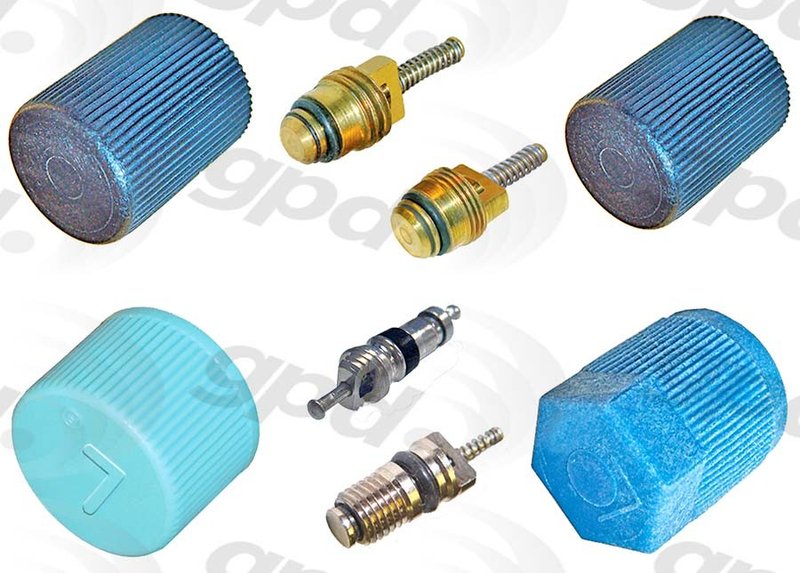 Global Parts 1321363 A/C System Valve Core and Cap Kit