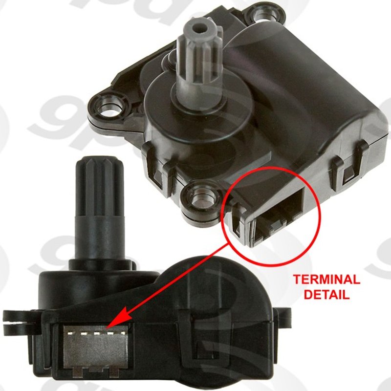 Global Parts 1711924 HVAC Recirculation Door Actuator