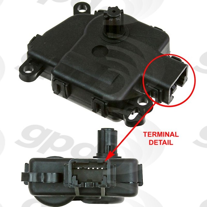 Global Parts 1712302 HVAC Recirculation Door Actuator