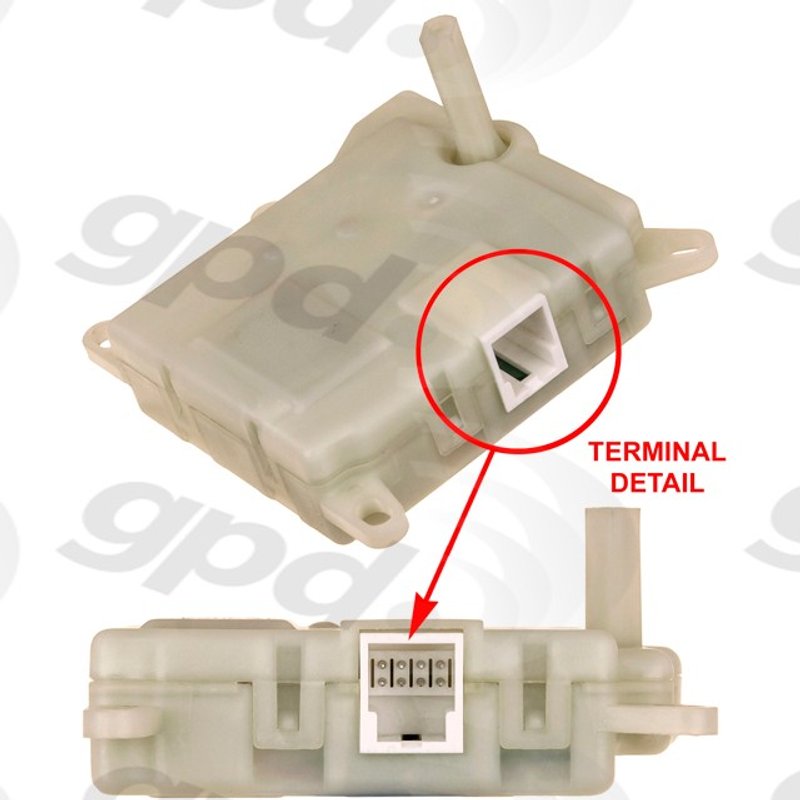 Global Parts 1712310 HVAC Mode Door Actuator