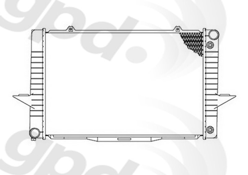Global Parts 2100C Radiator