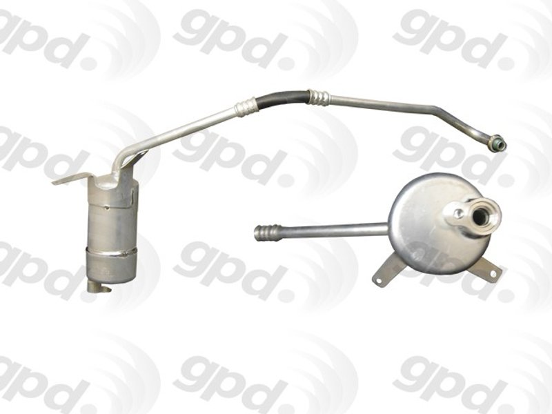 Global Parts 4811614 A/C Accumulator with Hose Assembly