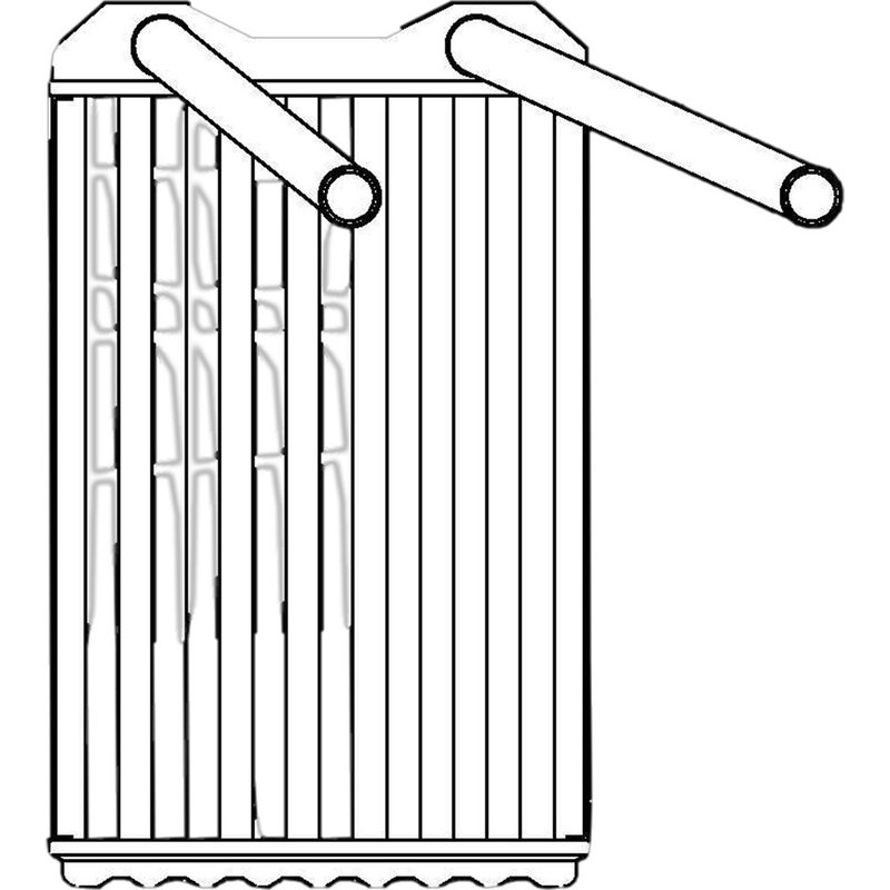 Global Parts 8231449 HVAC Heater Core - Front