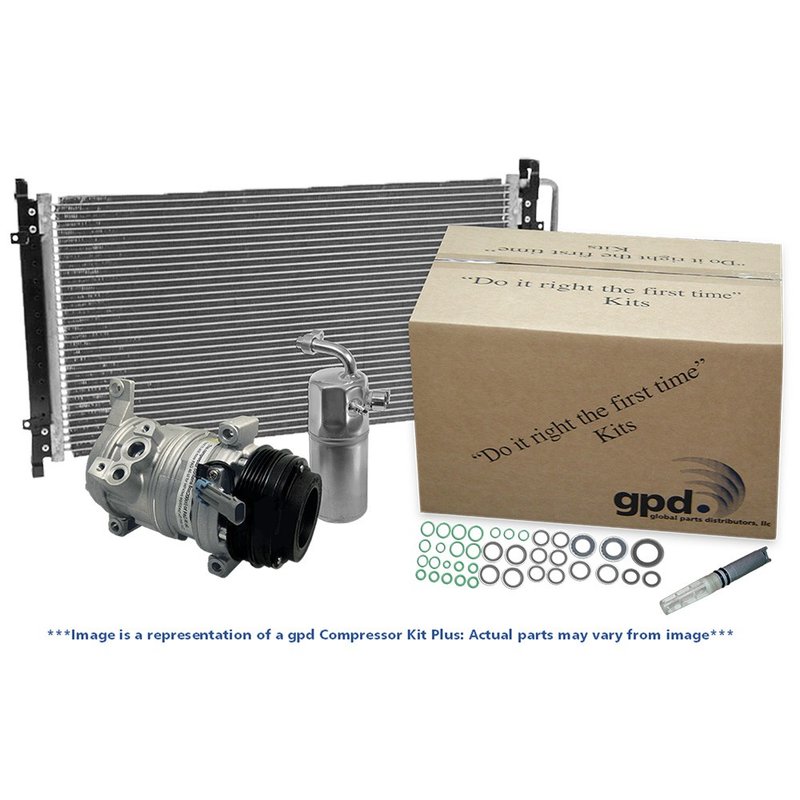 Global Parts 9631532A A/C Compressor and Condenser Kit