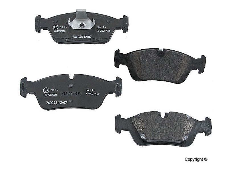 Genuine 34116761244 Disc Brake Pad Set - Front