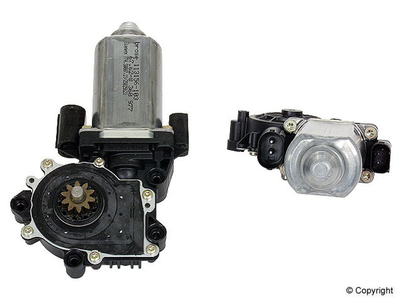 Genuine 67628360977 Power Window Motor - Front Left or Front Right