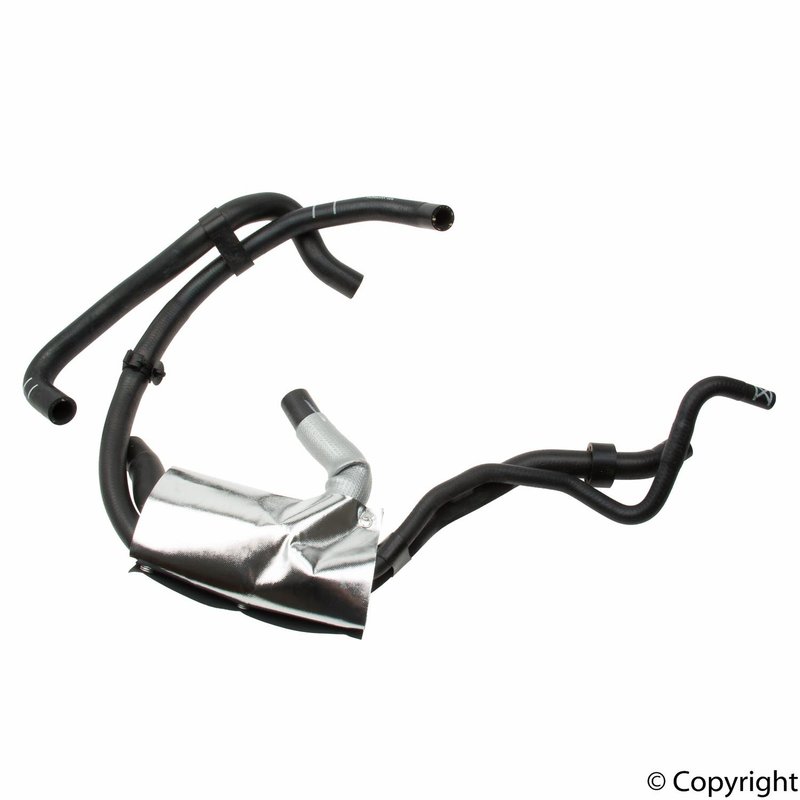 Genuine 7L0121156F Engine Coolant Reservoir Hose - Lower