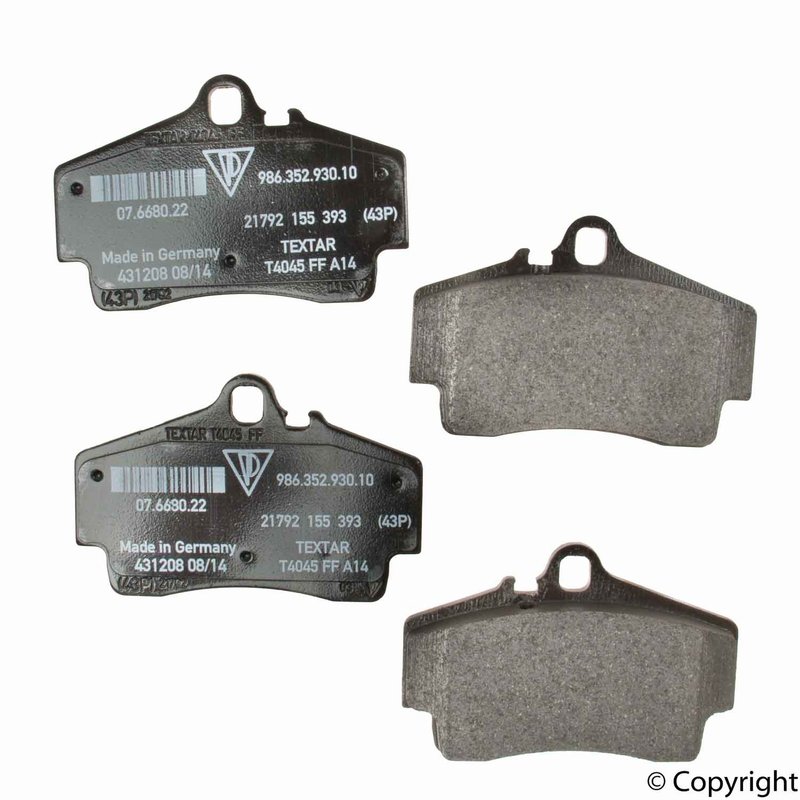 Genuine 98635293910 Disc Brake Pad Set - Rear