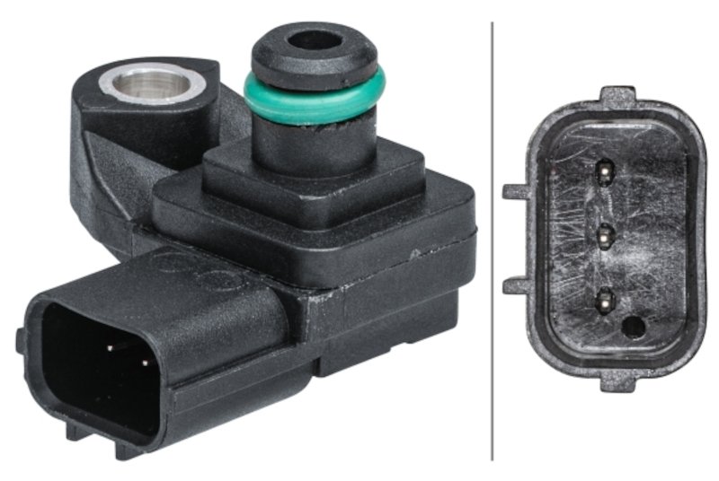 Hella 009403351 Turbocharger Boost Sensor - Front or Outlet