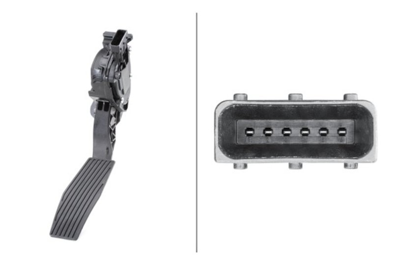 Hella 009765711 Accelerator Pedal Sensor