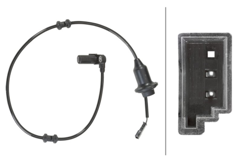 Hella 010039831 ABS Wheel Speed Sensor - Rear Left