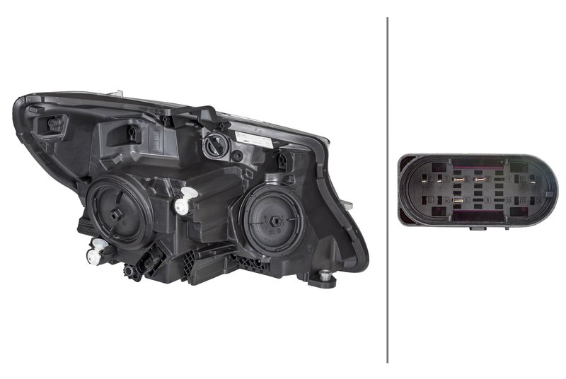 Hella 011284851 Headlight Assembly - Front Left or Left