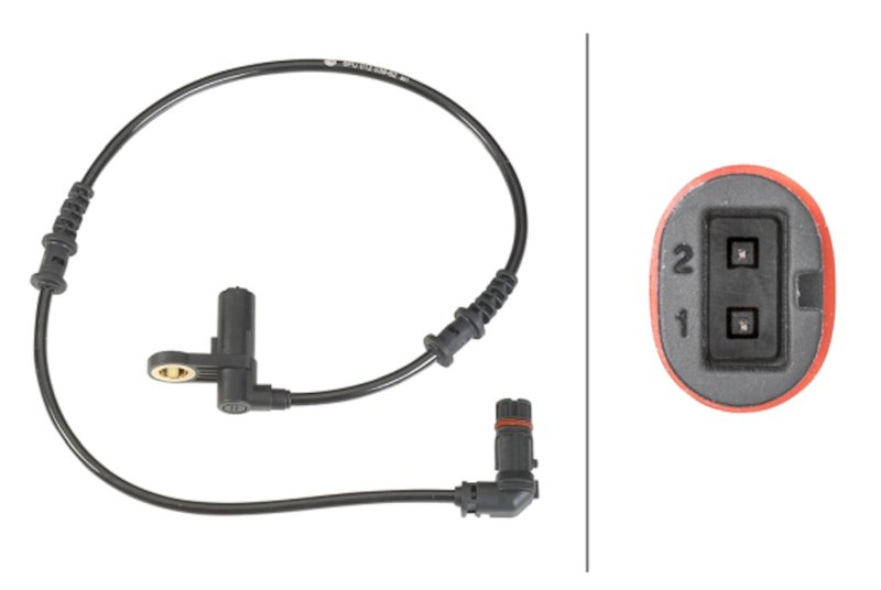 Hella 012039621 ABS Wheel Speed Sensor - Front Left or Front Right