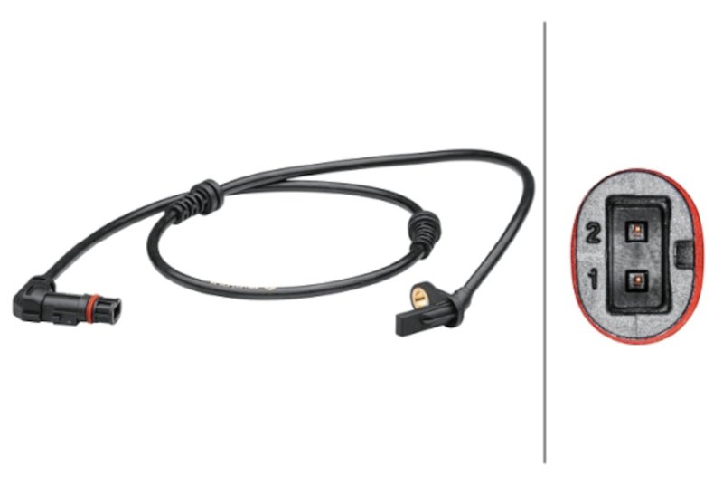 Hella 012679361 ABS Wheel Speed Sensor - Front or Front Right