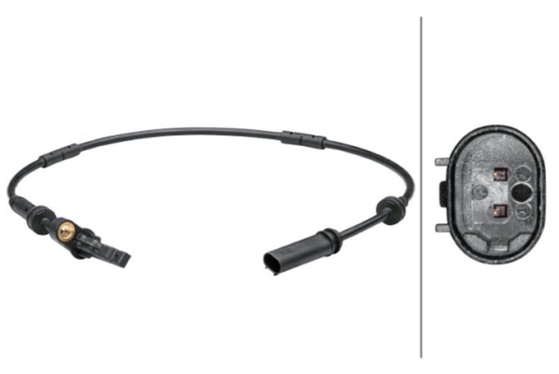 Hella 012679391 ABS Wheel Speed Sensor - Rear