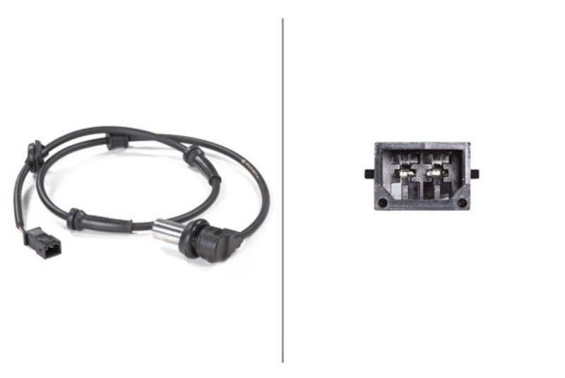 Hella 012806151 ABS Wheel Speed Sensor - Rear Left or Rear Right