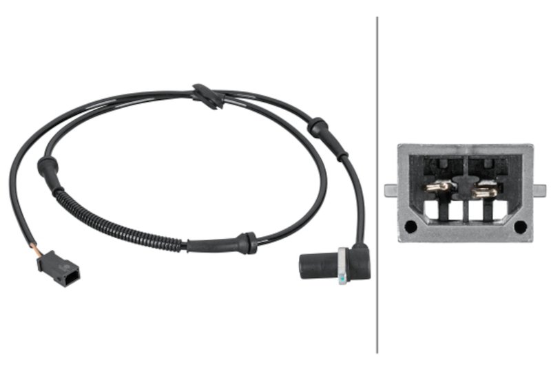 Hella 012806831 ABS Wheel Speed Sensor - Rear, Rear Left or Rear Right