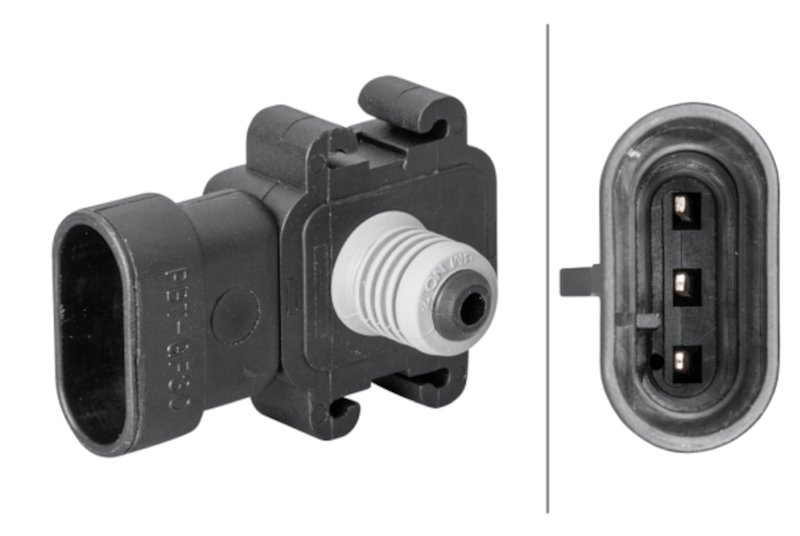 Hella 358152001 Turbocharger Boost Sensor