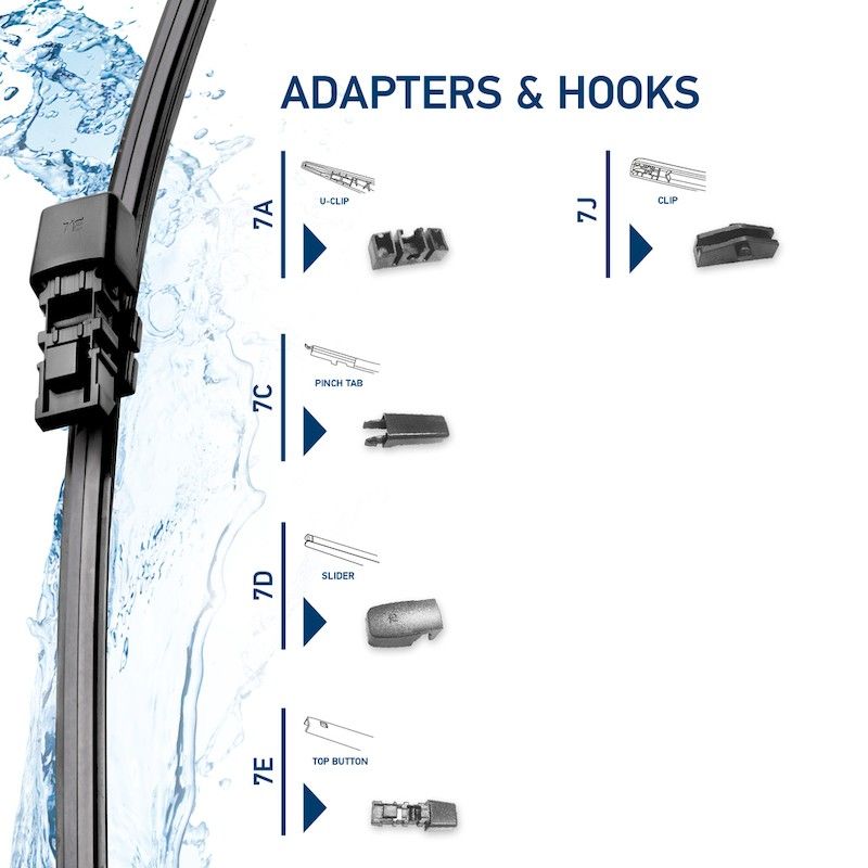 Hella 9XW358179131 Wiper Blade - Rear