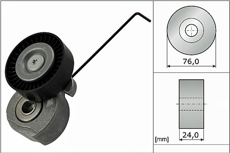 INA FP06591 Accessory Drive Belt Idler Pulley
