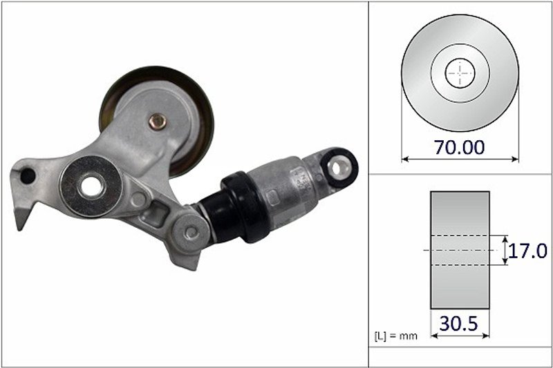 INA FT0800 Accessory Drive Belt Tensioner Assembly