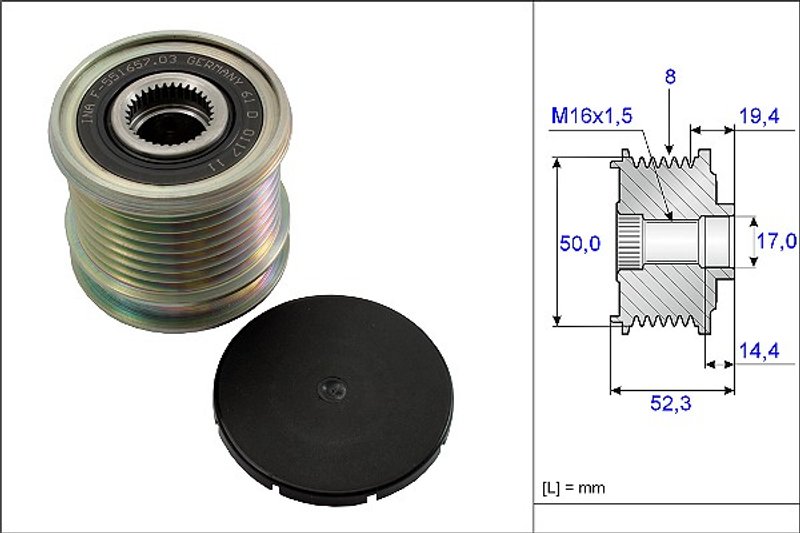 INA FT40696 Accessory Drive Belt Tensioner