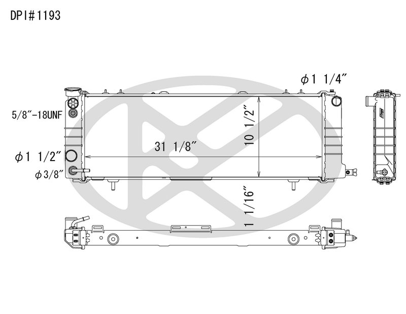 Koyorad A1193 Radiator