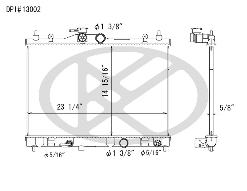 Koyorad A13002 Radiator